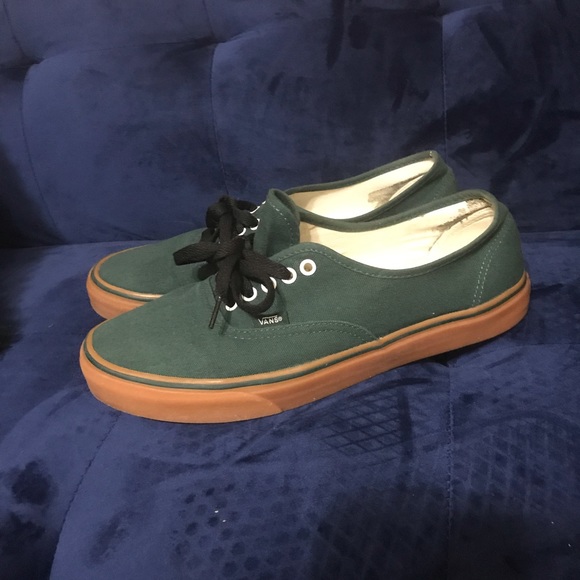 vans authentic forest green
